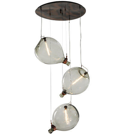 40" Wide Euri Tanta Pouring 3 LT Cascading Pendant