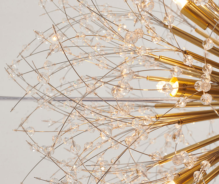 Clear Crystal Firework Chandelier