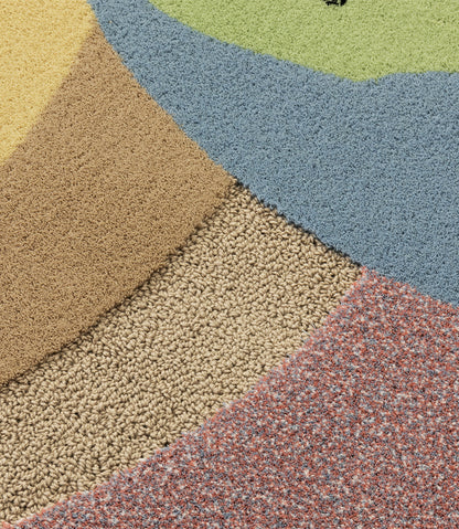 IV Planets Round Rug