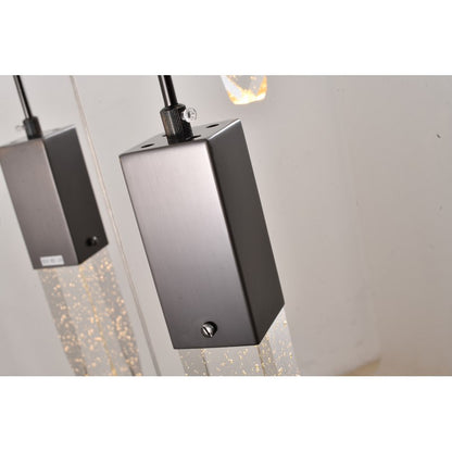 Black Gun Metal Frame Chandelier