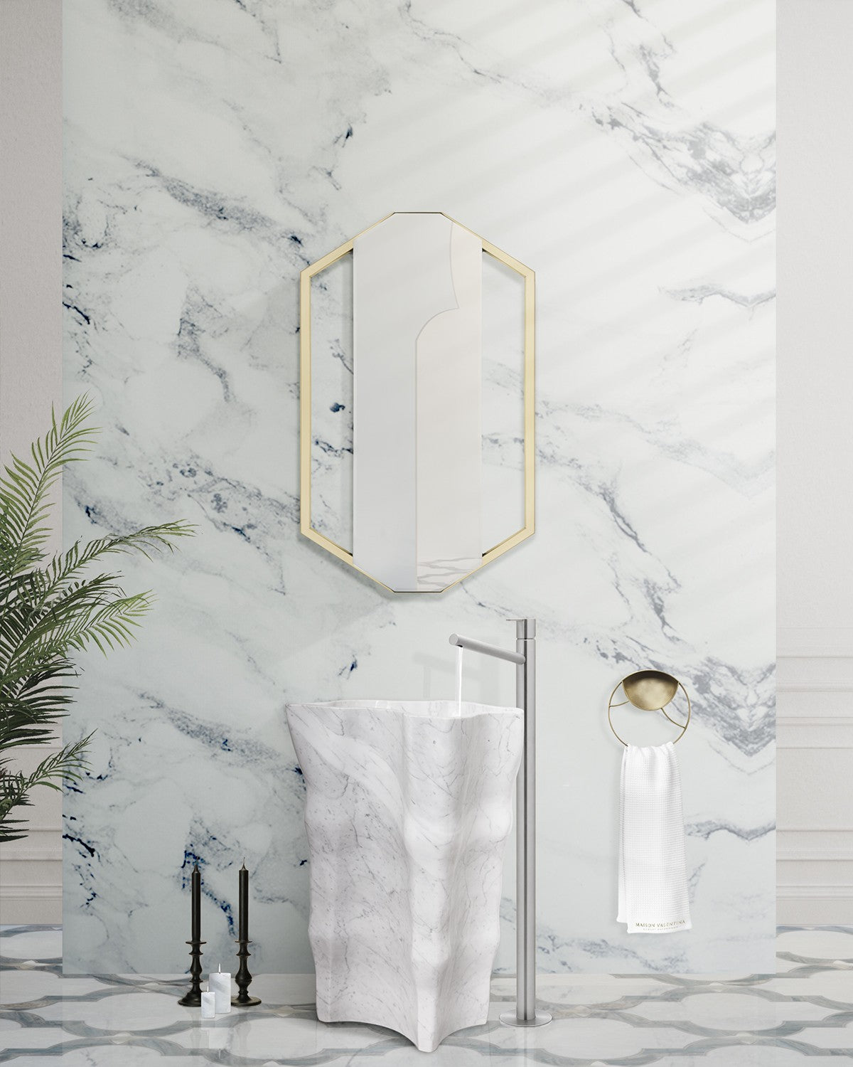 Eden Stone Pedestal Sink