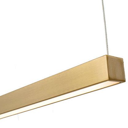 Linear LED Stick Chandelier