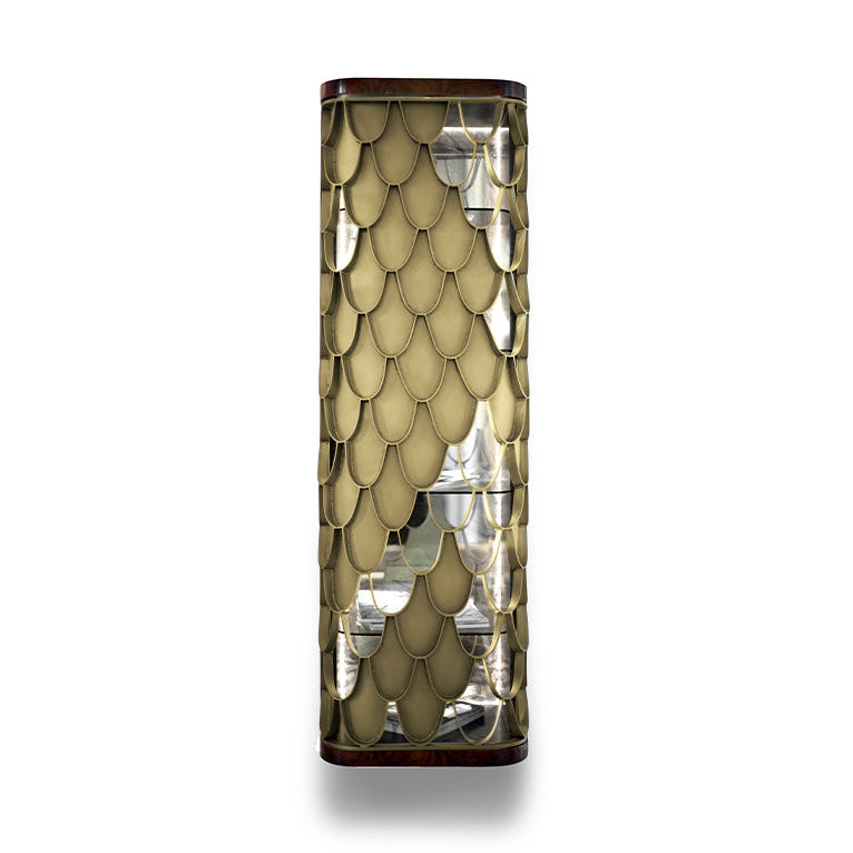 Koi Tall Storage Display Cabinet