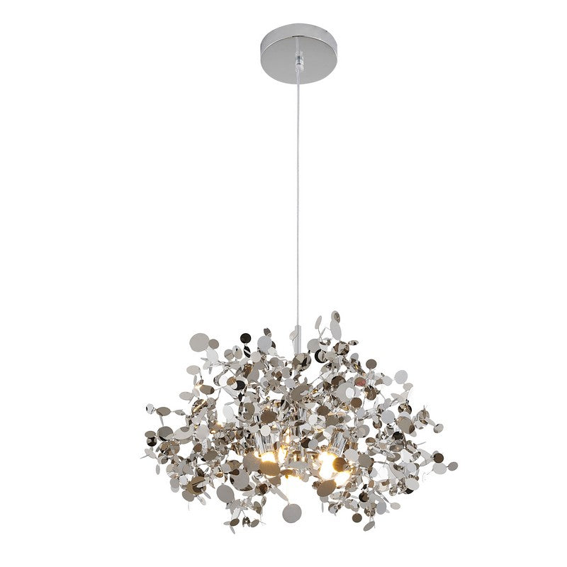 Chrome Sparkle Confetti Pendant Light