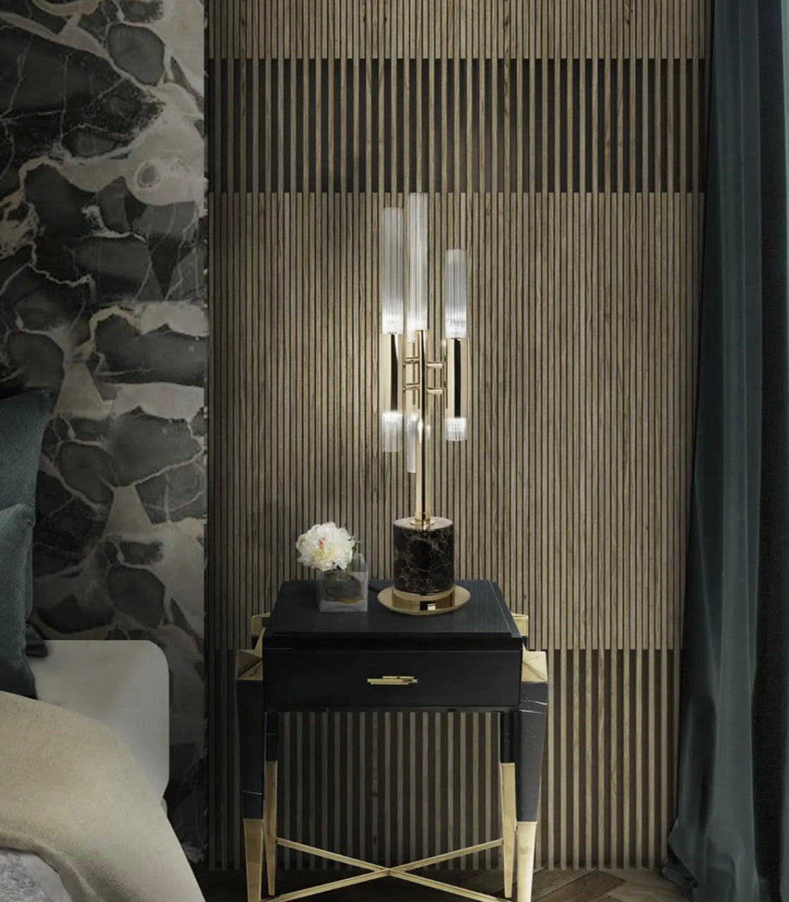 Waterfall Table Lamp by Luxxu