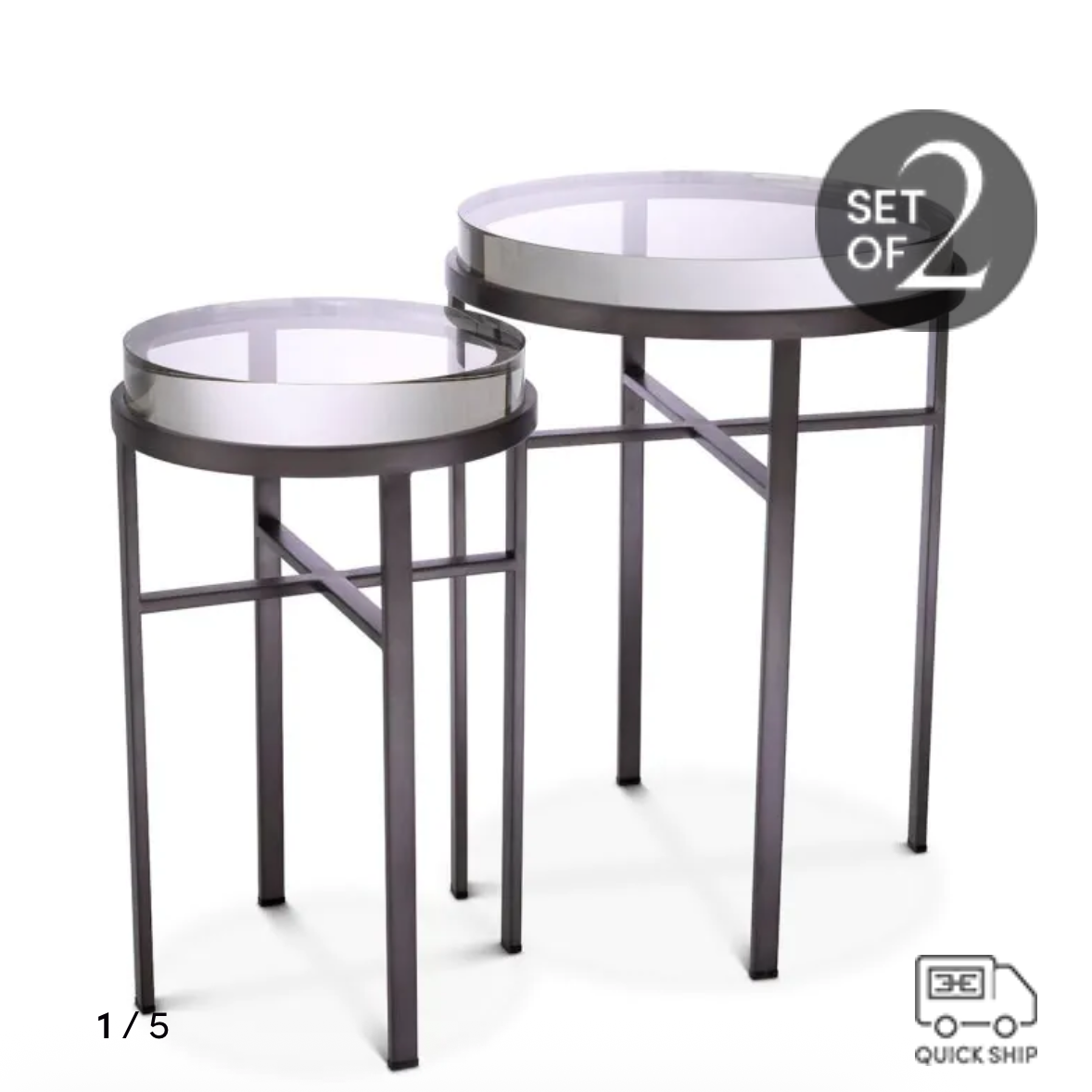 Side Table Hoxton set of 2