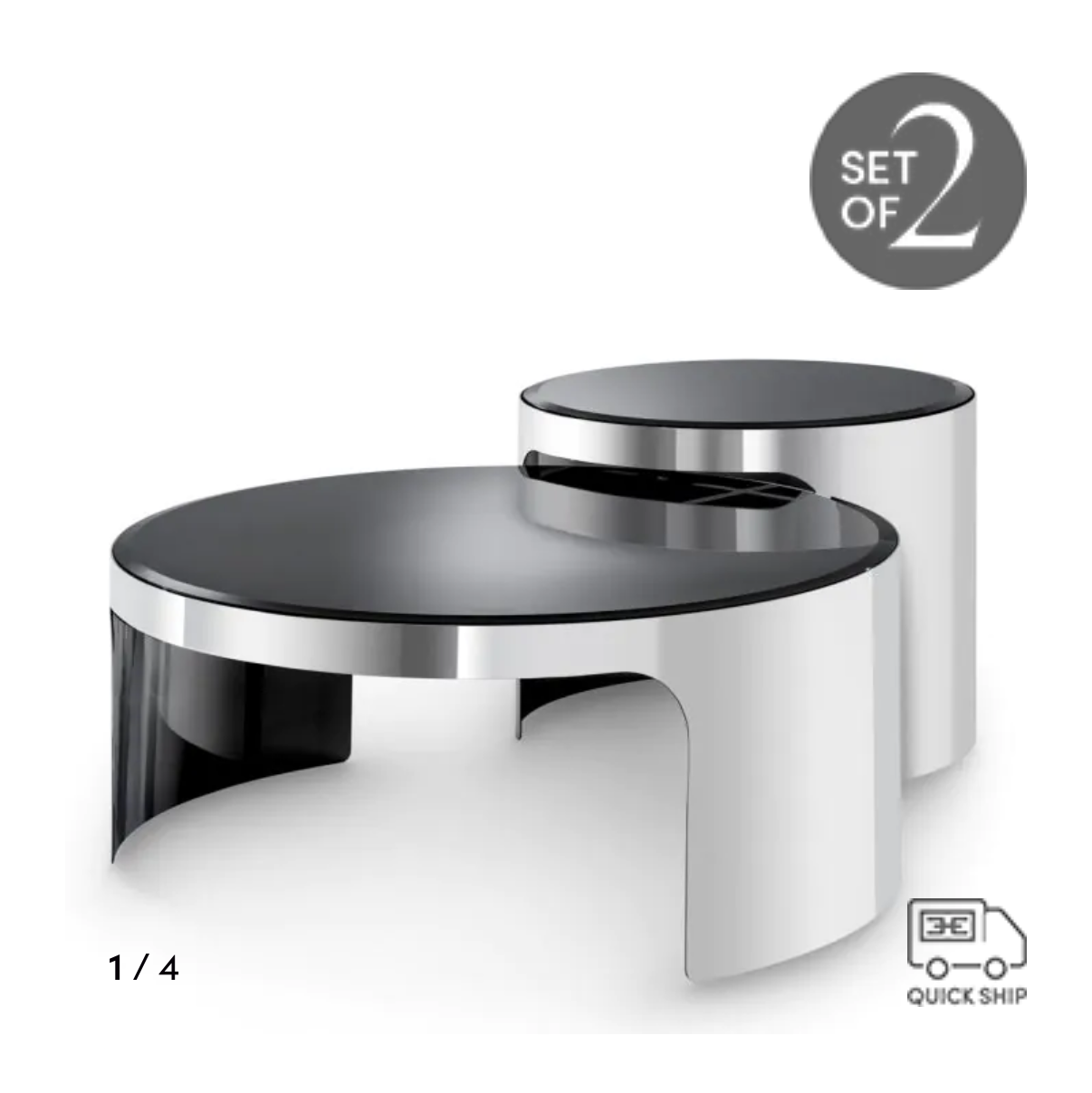 Coffee Table Piemonte set of 2