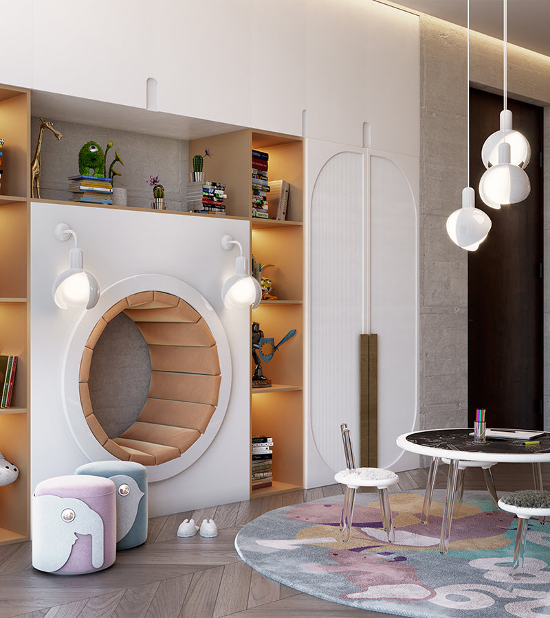 Periwinkle Suspension Lamp