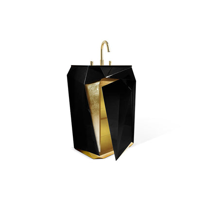 Diamond Pedestal Sink