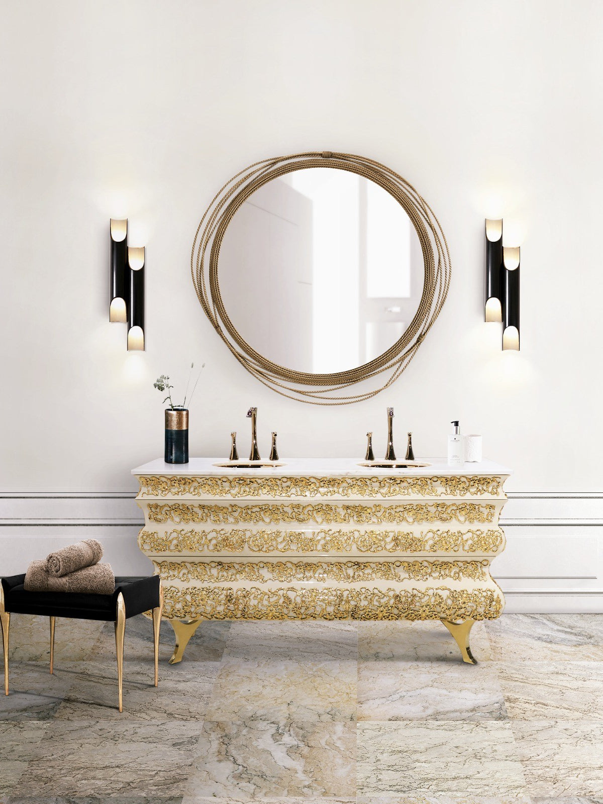 Crochet Vanity Cabinet