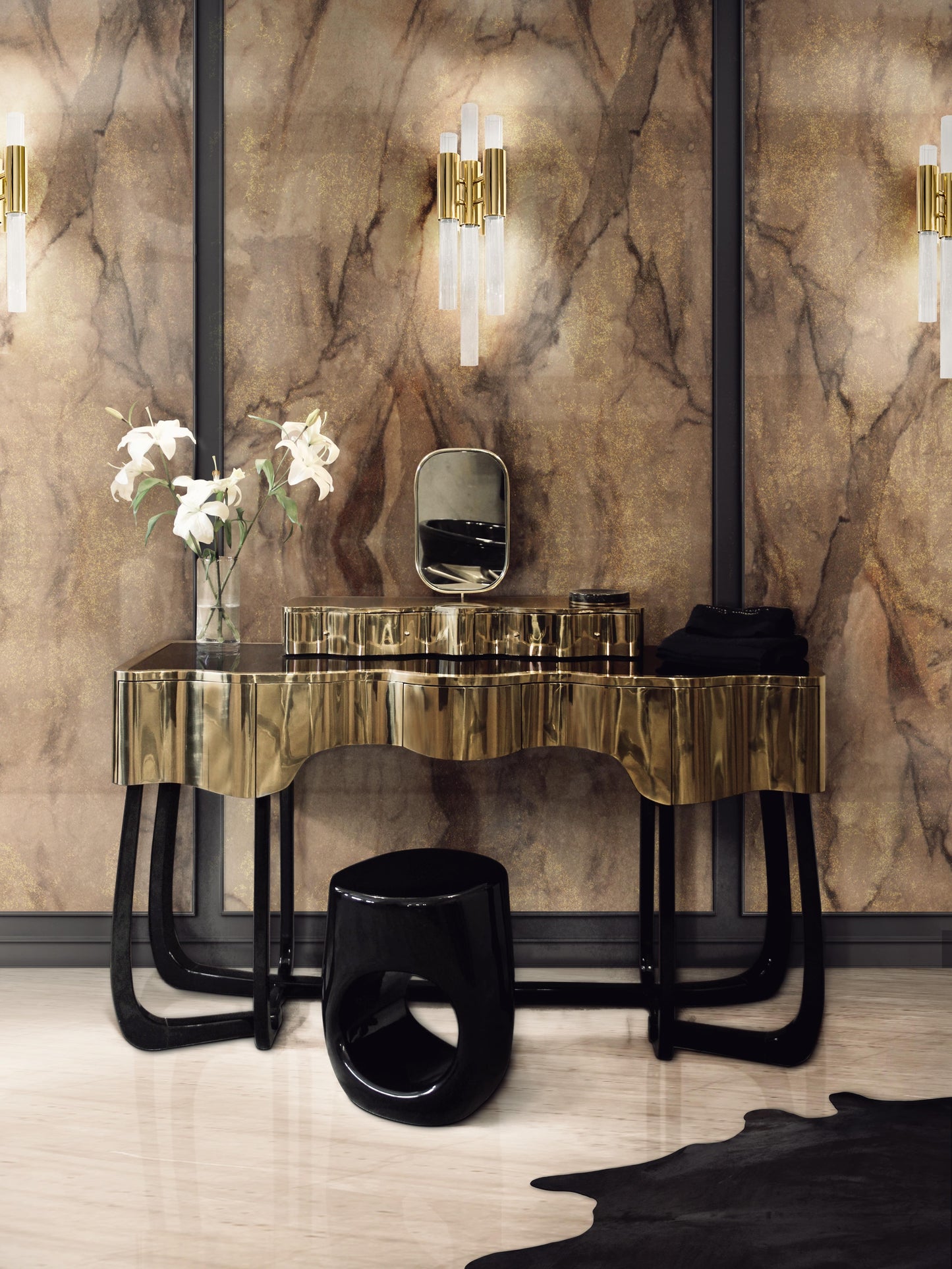 Sinuous Vanity Table