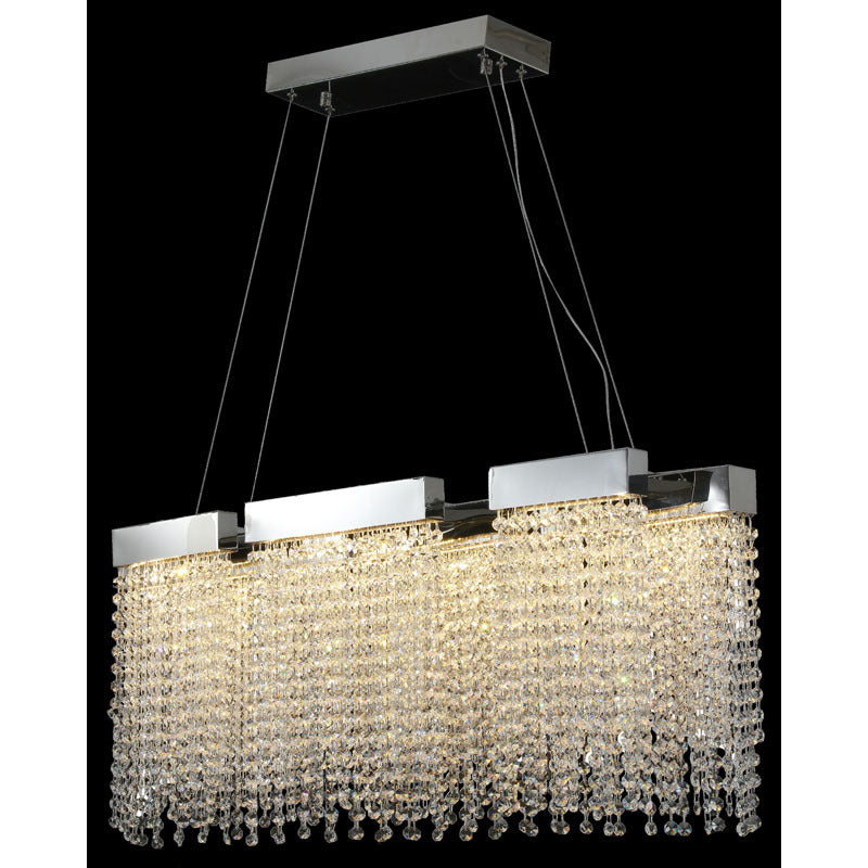 Modern Chrome LED Chandelier