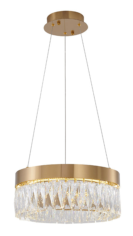 Gold LED Crystal Chandelier