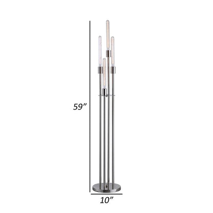 Nickel LED Floor Lamp