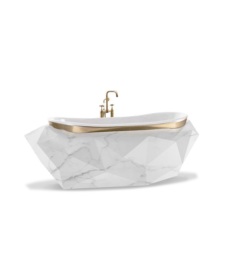 Diamond Marble Bathtub