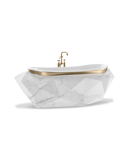 Diamond Marble Bathtub