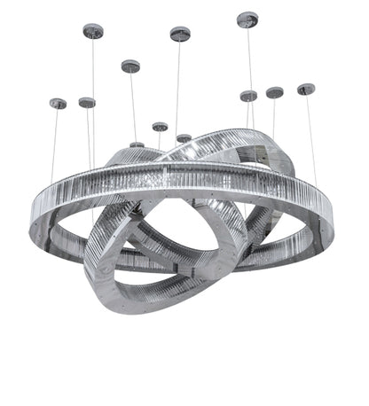 90" Wide Beckam 3 Ring Chandelier