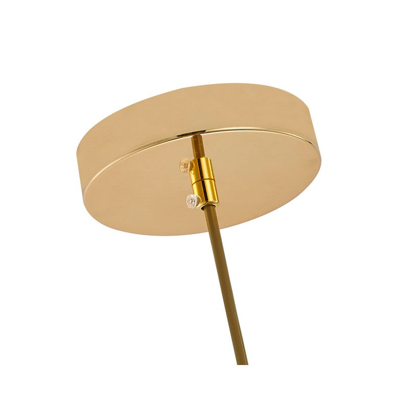 Polished Gold/Chrome Single Pendant Light