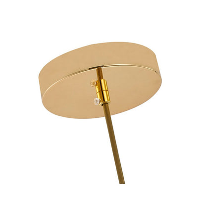 Polished Gold/Chrome Single Pendant Light