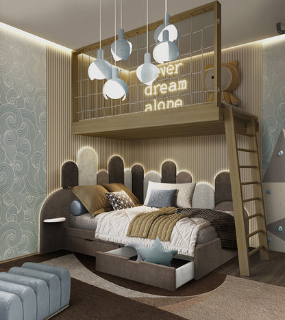 Periwinkle Suspension Lamp