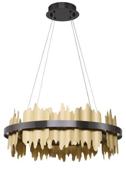 Modern Black & Copper LED Light