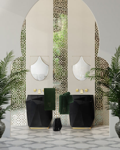 Diamond Pedestal Sink