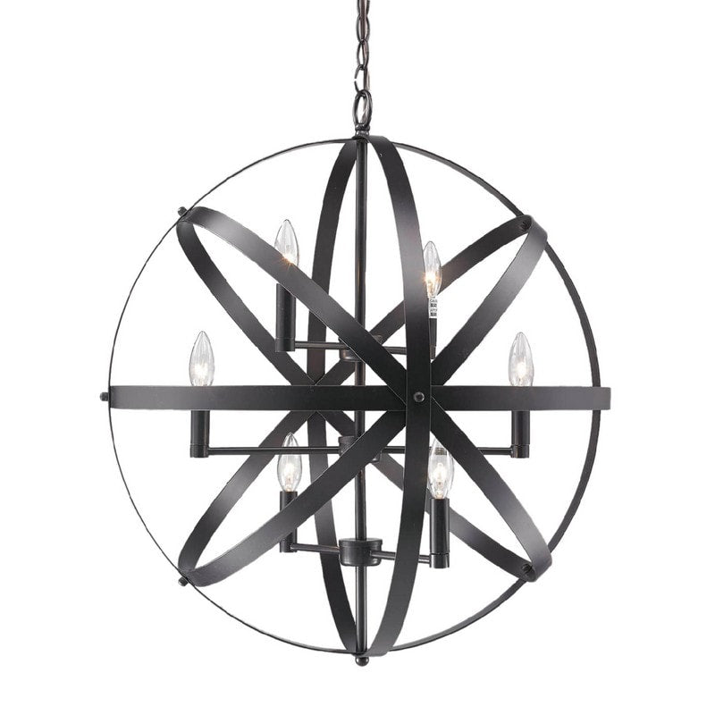 Modern 6-Light Chandelier