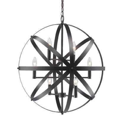Modern 6-Light Chandelier
