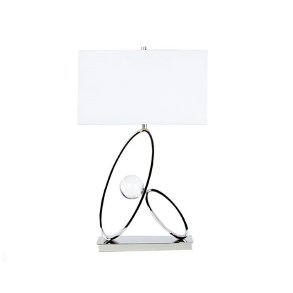Ovals In Crystal Table Lamp