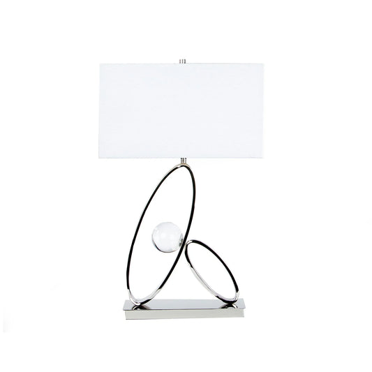 Ovals In Crystal Table Lamp