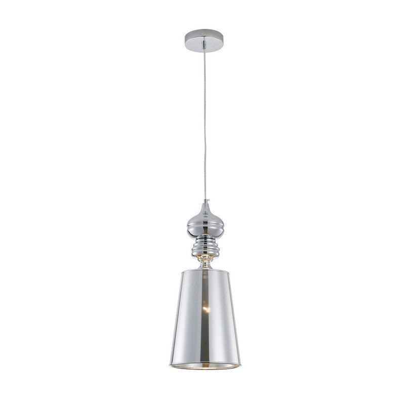 Polished Gold/Chrome Single Pendant Light
