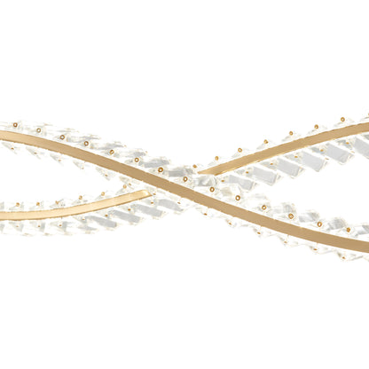 Brushed Gold Charlotte Chandelier