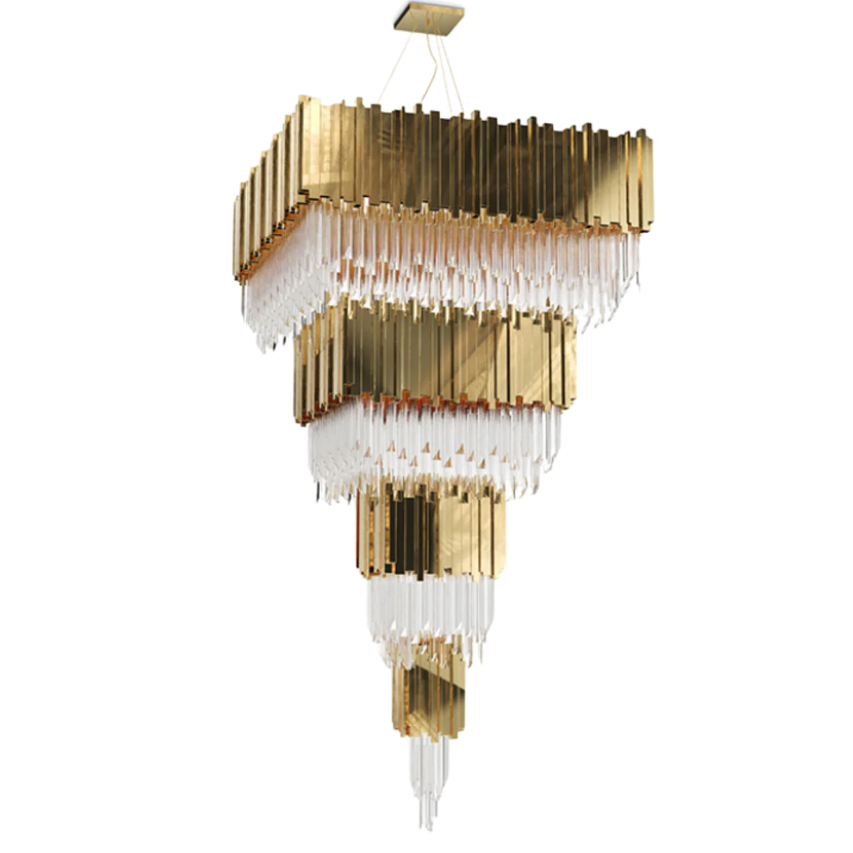 Empire Square Chandelier by Luxxu