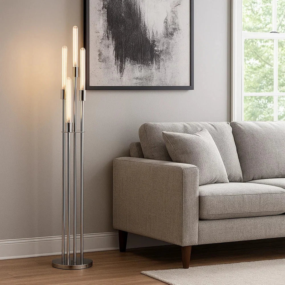 Nickel LED Floor Lamp
