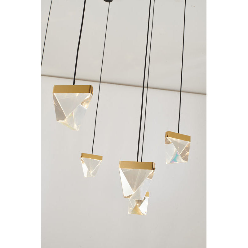 Modern 5+ Light LED Chandelier