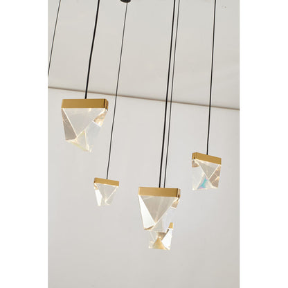 Modern 5+ Light LED Chandelier