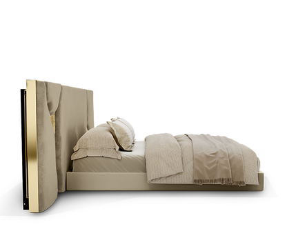 Lapiaz Black Bed & Headboard