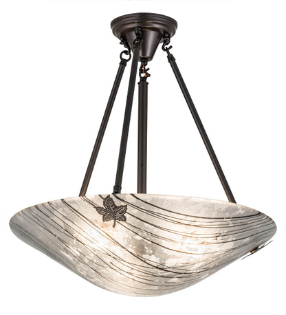 Branches Fused Glass Ceiling Fixture | 24" High by Meyda Lighting