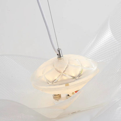 White Net LED Chandelier