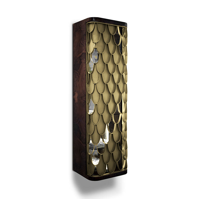 Koi Tall Storage Display Cabinet