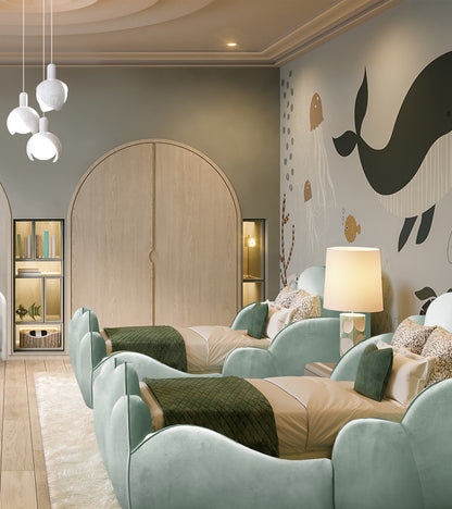 Periwinkle Suspension Lamp