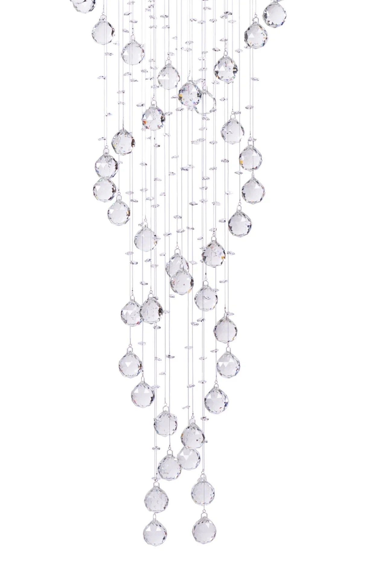 Crystal Chandelier Double Helix 12 Light