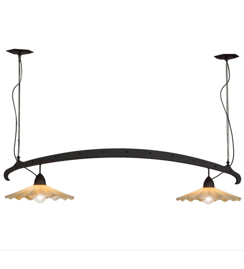 66"L Metro Fusion Galatia 2 LT Island Pendant by Meyda Lighting