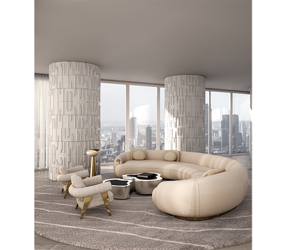 Soleil Curved Sofa