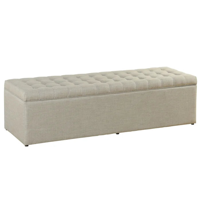 Set of 3 Storage Benches With 2 Ottomans (5-Piece Set)