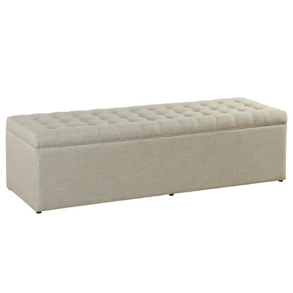 Set of 3 Storage Benches With 2 Ottomans (5-Piece Set)