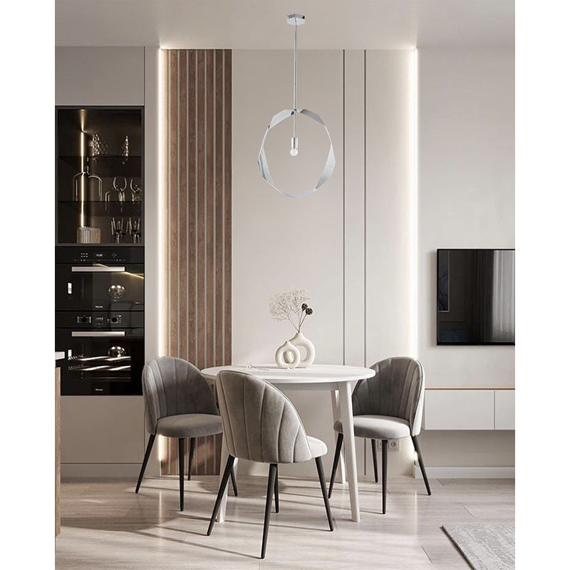 Twisted Ring Pendant Light