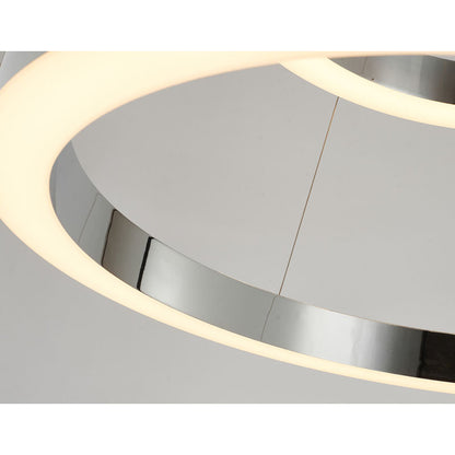 Double Halo LED Chandelier