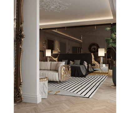 Lapiaz Black Bed & Headboard