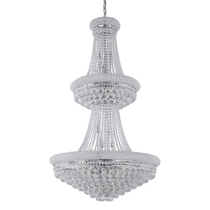 3 Tier Clear Crystal Chandelier with Crystal Balls